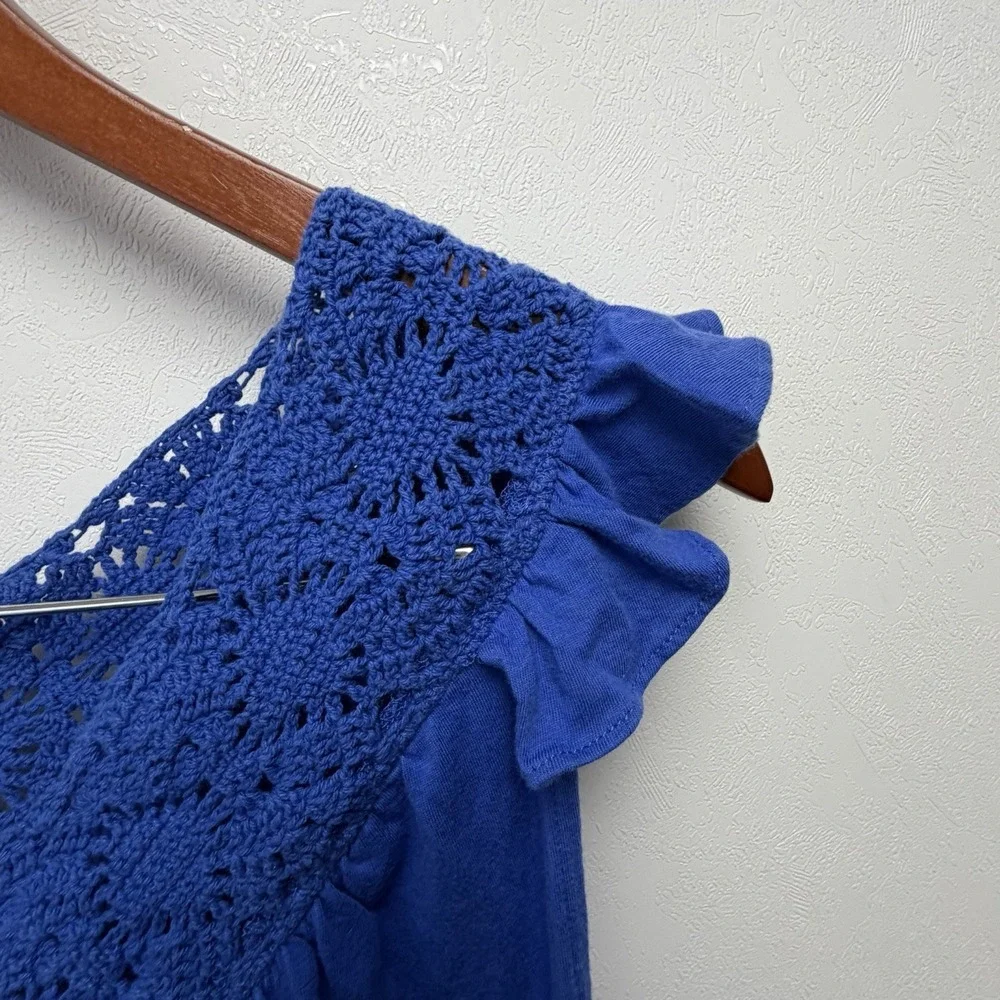 Lauren Ralph Lauren XL Bundle Green Blue Tank Crochet Boho Chic Y2K Preppy - Picture 10 of 12